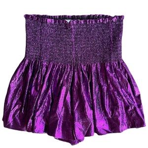 Purple Queen of Sparkles Swing Shorts